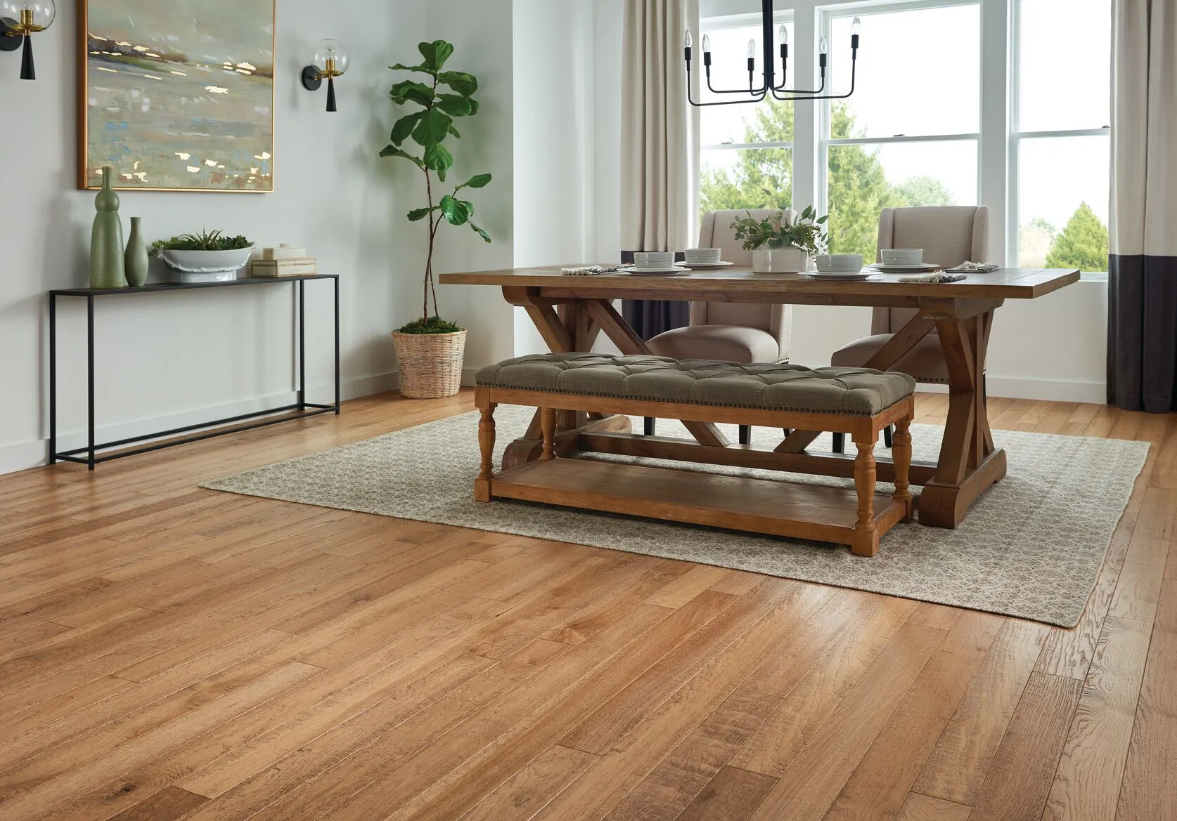 Bruce Hay Loft 4" Hickory Engineered Hardwood Flooring