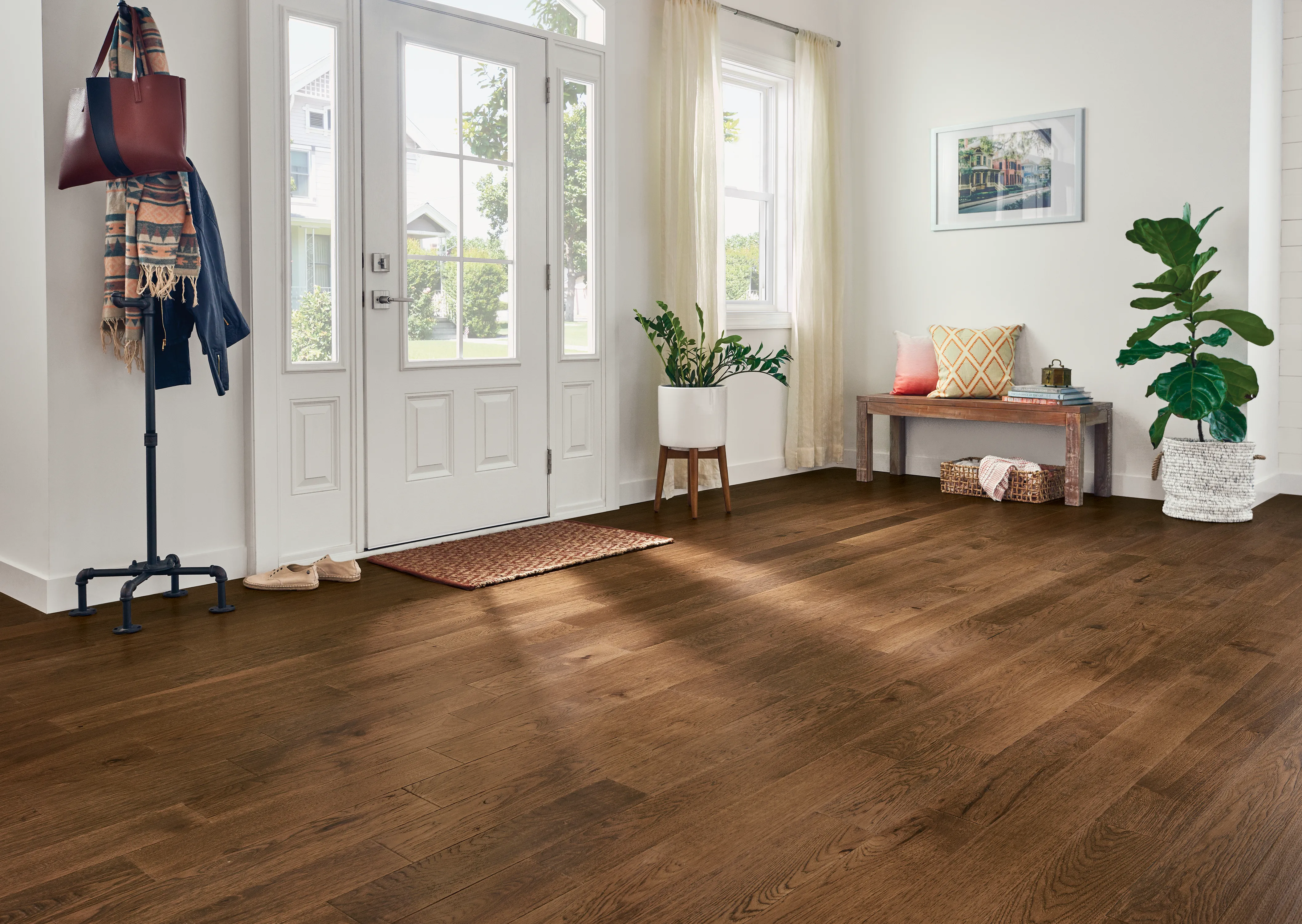 Bruce Light Brown 5" Hickory Engineered Hardwood Flooring