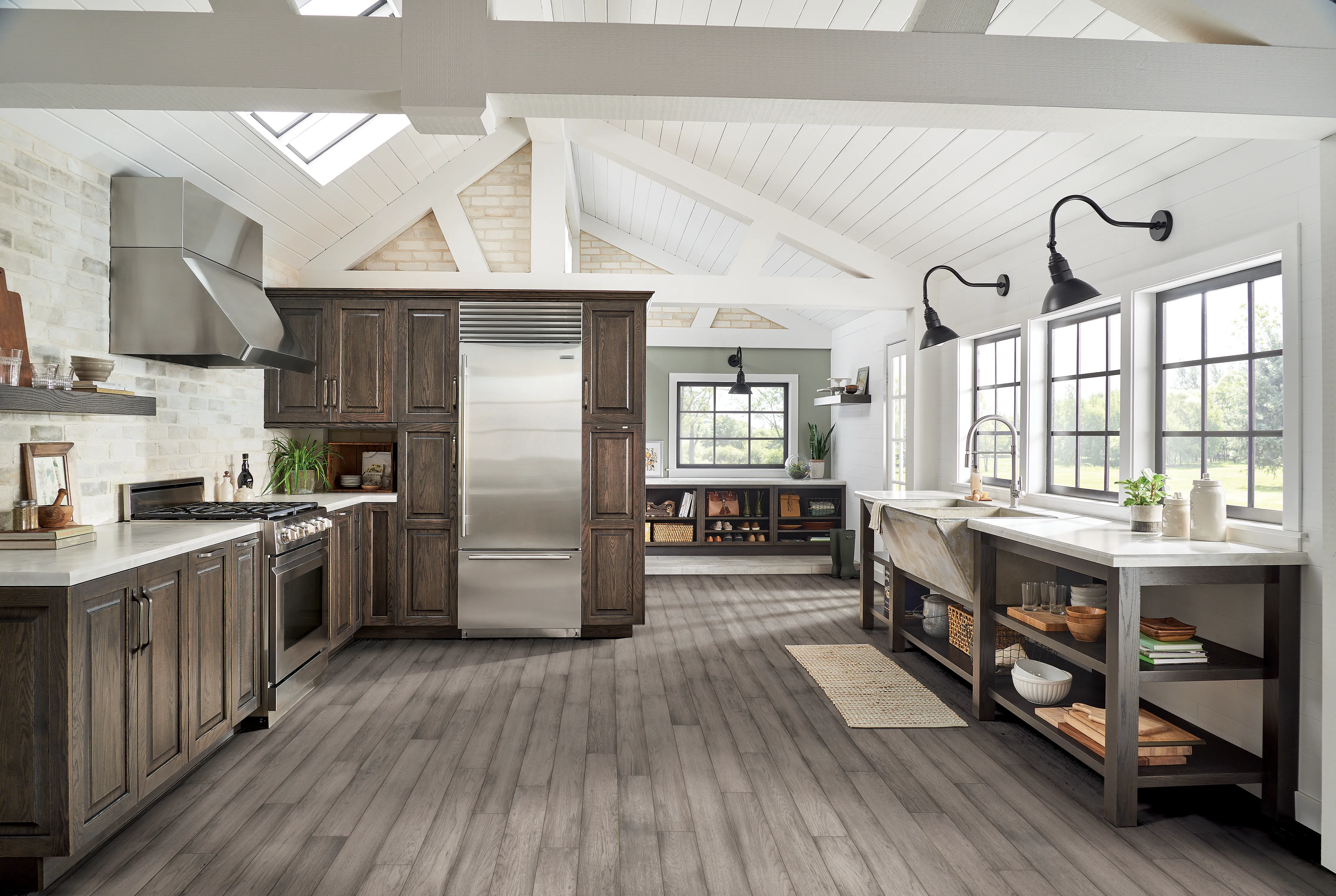 Bruce Light Gray 5" Hickory Engineered Hardwood Flooring