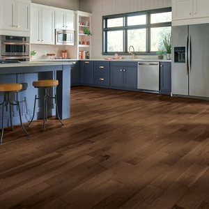 Bruce Medium Brown 5" Hickory Engineered Hardwood Flooring 