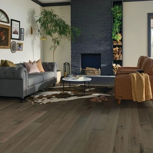 Image 2 of Bruce Mountain Shade 6" Hickory Engineered Hardwood Flooring sold at Floors & Baths Pro's