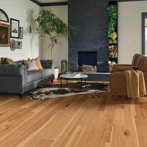 Image 2 of Bruce Natural 6" Hickory Engineered Hardwood Flooring sold at Floors & Baths Pro's