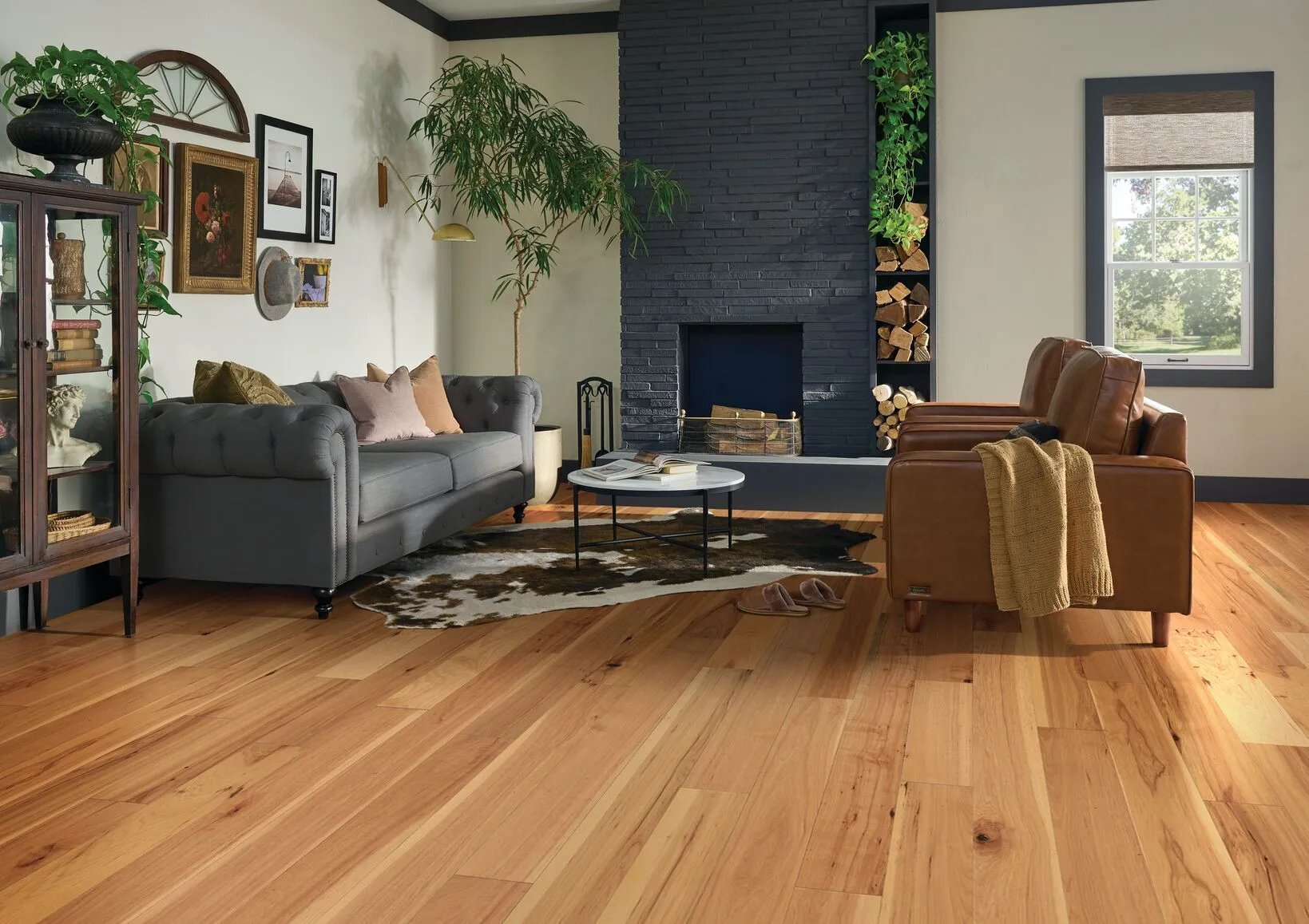 Bruce Natural 6" Hickory Engineered Hardwood Flooring