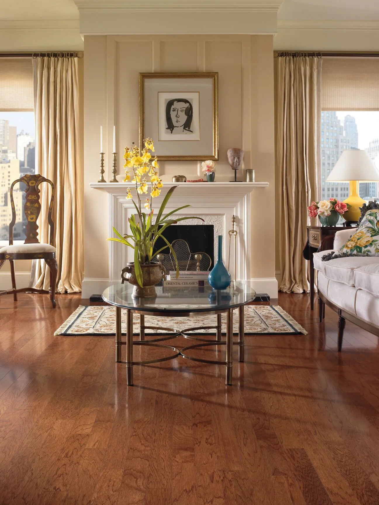 Bruce Wild Cherry/Brandywine 5" Hickory Engineered Hardwood Flooring