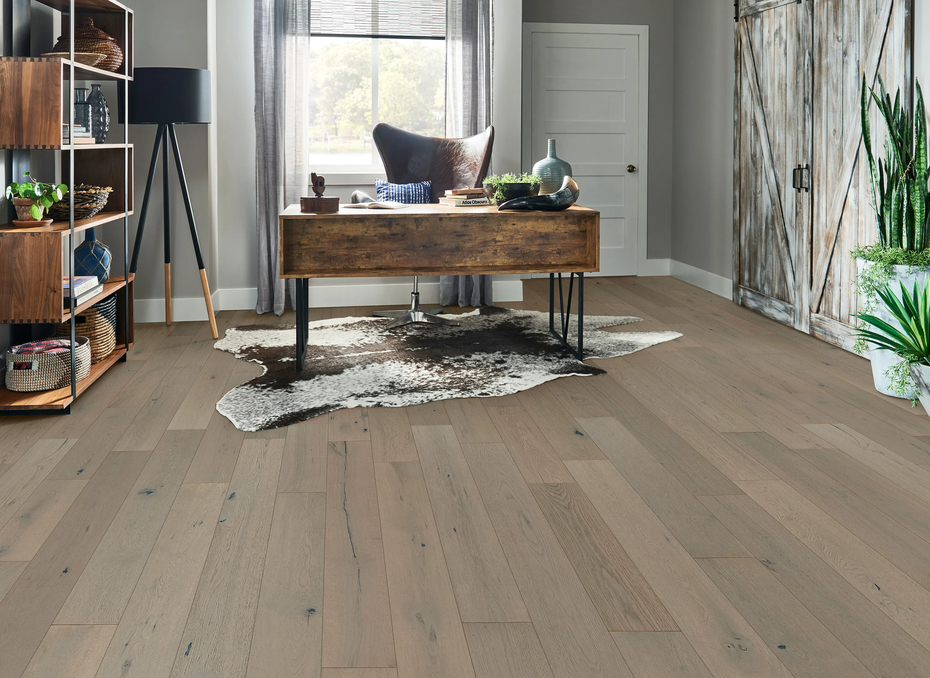 Bruce Breezy Gray 6-1/2" Oak Engineered Hardwood Flooring