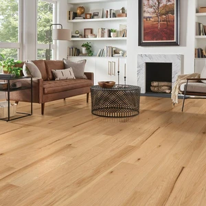 Image 2 of Bruce Natural 6-1/2" Oak Engineered Hardwood Flooring sold at Floors & Baths Pro's