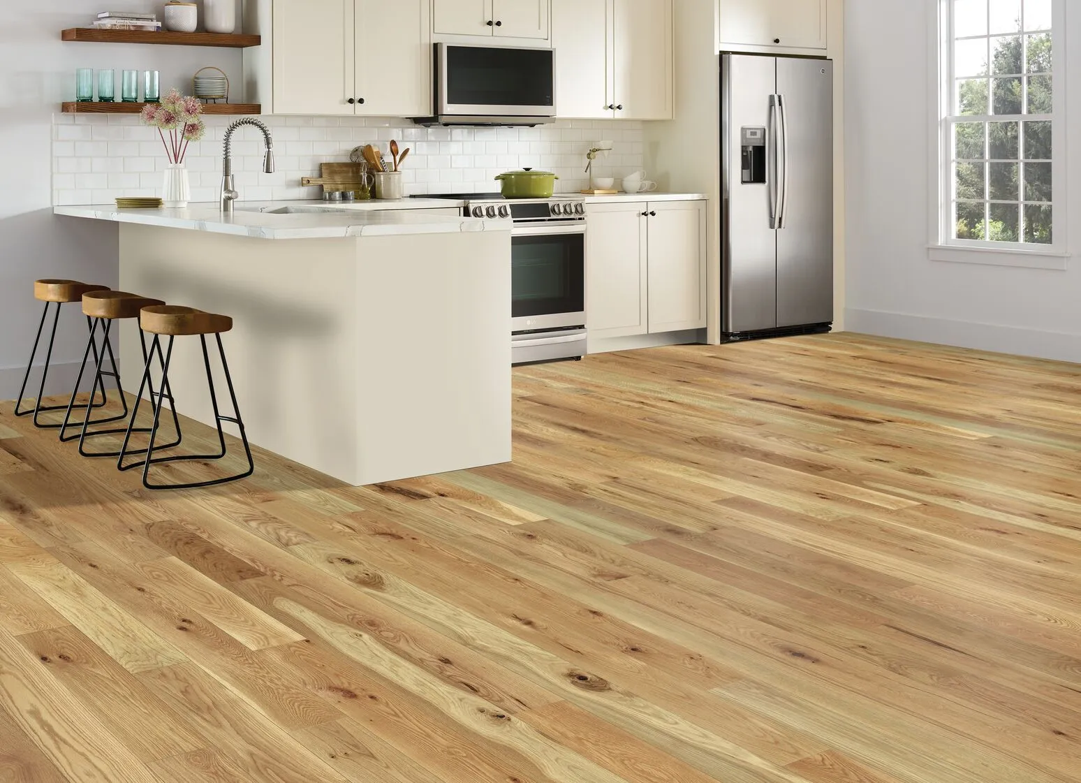 Bruce Natural 6" Oak Engineered Hardwood Flooring