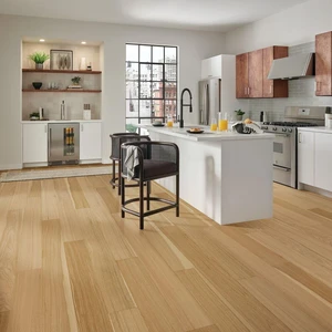 Image 2 of Bruce Natural 5" Oak Engineered Hardwood Flooring sold at Floors & Baths Pro's