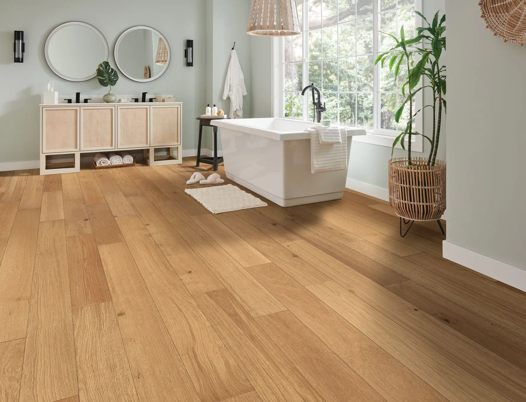 Bruce Woodsy Winter 7-7/16" Oak Engineered Hardwood Flooring