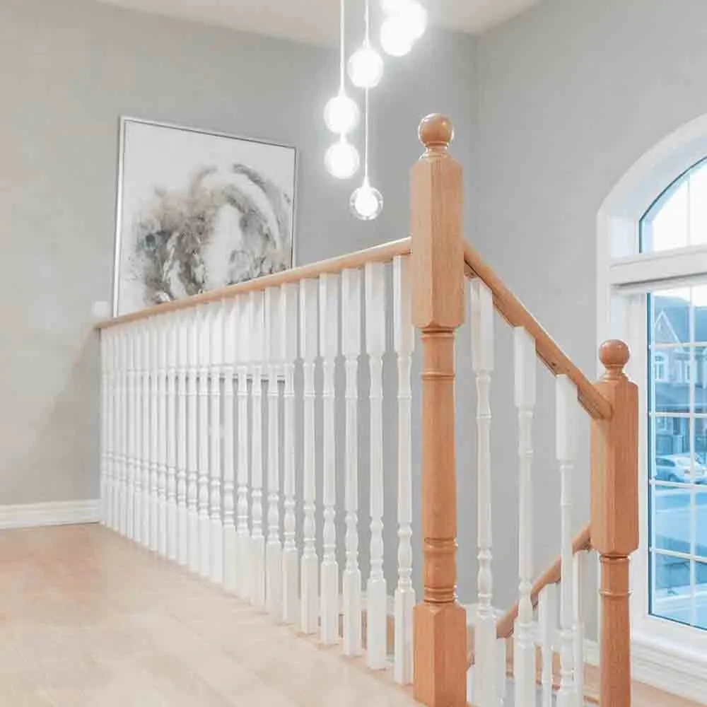 S1-44 1-3/4 Colonial Red Oak Unfinished Spindle, available in 36, 39, 42