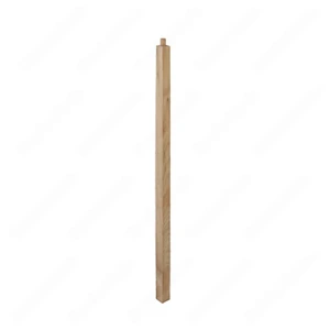Image 4 of F0-44 1-3/4 Plain Unfinished Red Oak Spindles available in 36, 39, 42 sold at Floors & Baths Pro's