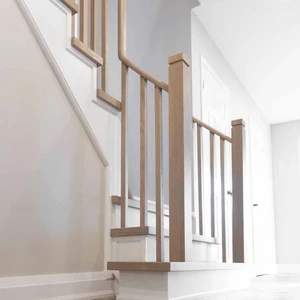 Image 8 of F0-33 1-1/4 Plain Unfinished Red Oak Spindles available in 36, 39, 42 sold at Floors & Baths Pro's