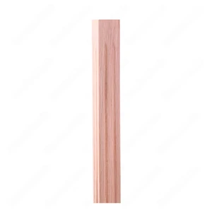 Image 3 of F1-33 1-1/4 Fluted Unfinished Red Oak Baluster, available in 36, 39, 42 sold at Floors & Baths Pro's