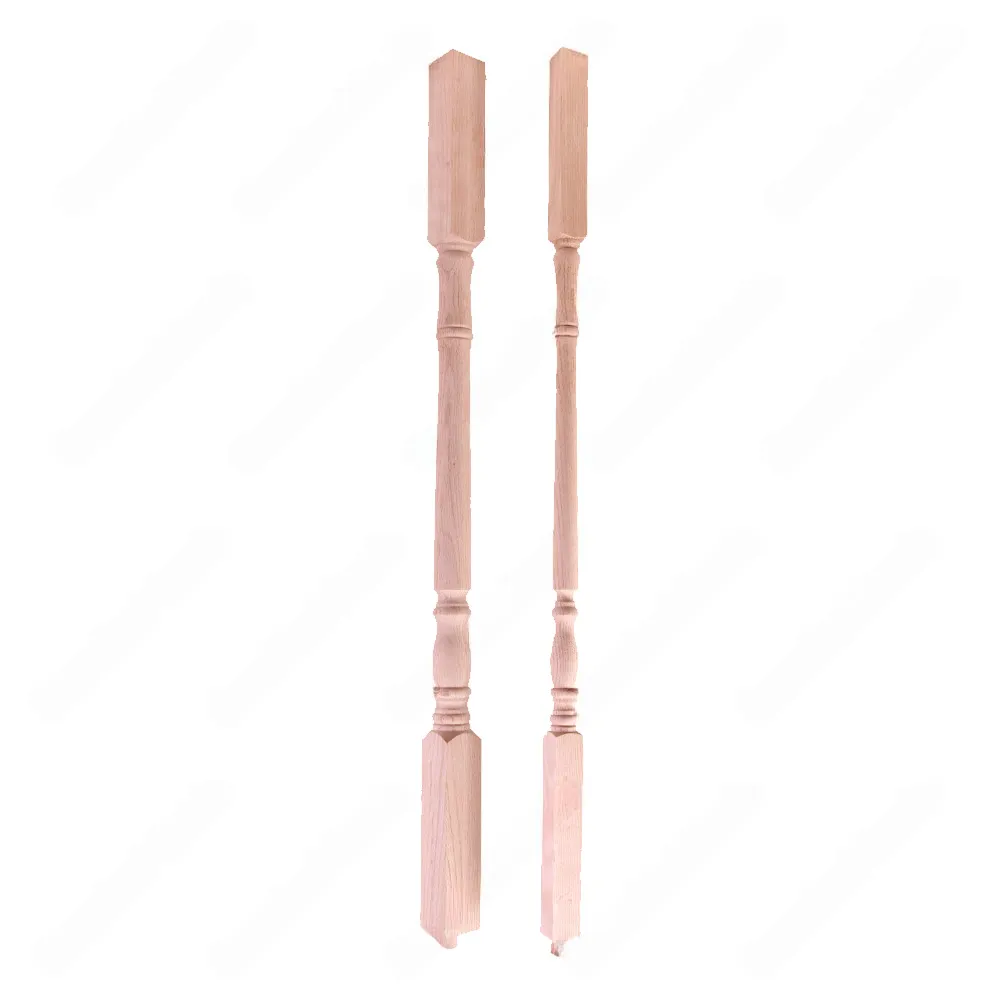 S1-44 1-3/4 Colonial Red Oak Unfinished Spindle, available in 36, 39, 42