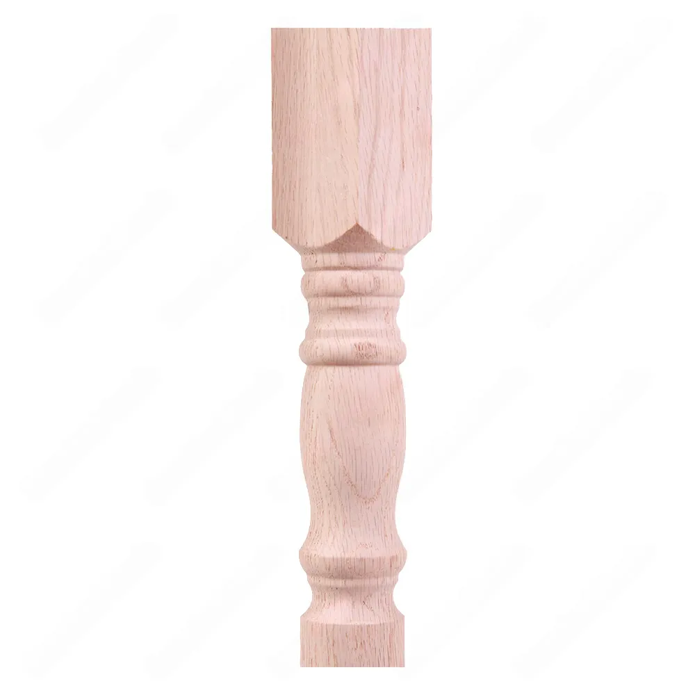 S1-44 1-3/4 Colonial Red Oak Unfinished Spindle, available in 36, 39, 42