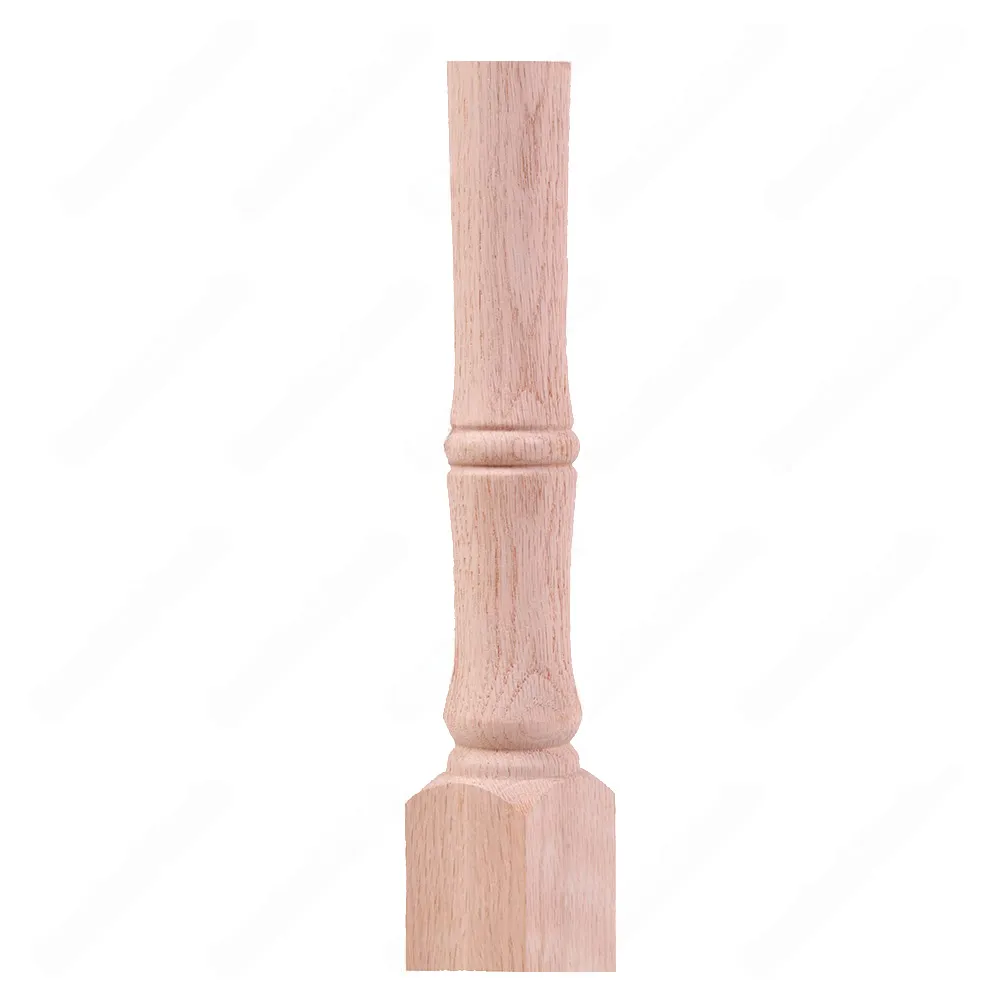 S1-44 1-3/4 Colonial Red Oak Unfinished Spindle, available in 36, 39, 42