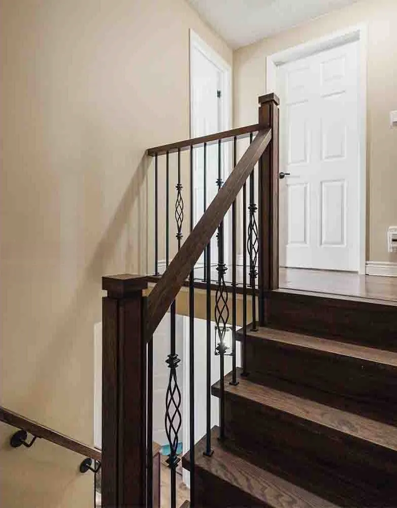 V-04-03-STB 1/2*44 Satin Black Iron Balusters(1/2 Tube)