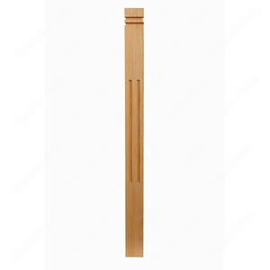 PM101 1240 Unfinished Red Oak Stair Post | Floors & Baths Pro's