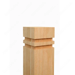 Image 3 of PM101 1240 Unfinished Red Oak Stair Post sold at Floors & Baths Pro's