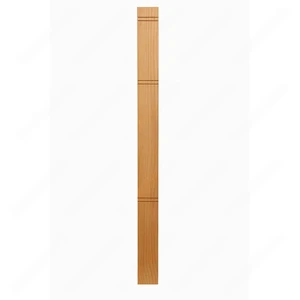 Image 2 of PM101 1210 Unfinished Red Oak Stair Post sold at Floors & Baths Pro's
