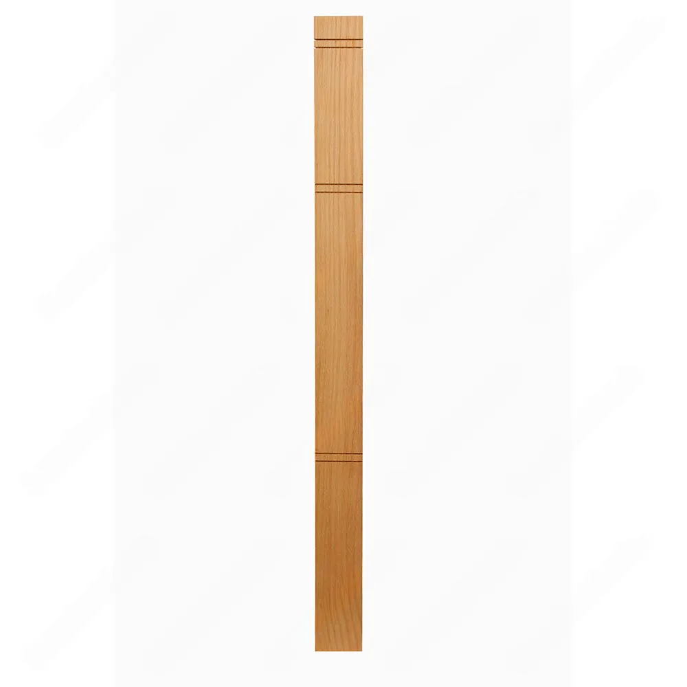 PM101 1210 Unfinished Red Oak Stair Post