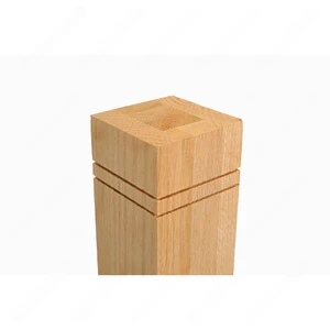 Image 5 of PM101 1210 Unfinished Red Oak Stair Post sold at Floors & Baths Pro's