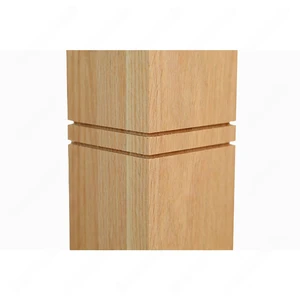 Image 6 of PM101 1210 Unfinished Red Oak Stair Post sold at Floors & Baths Pro's