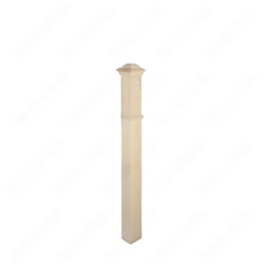 Image 2 of PF200 F0 Plain 3 1/2*48 Unfinished Maple Square stair Post sold at Floors & Baths Pro's