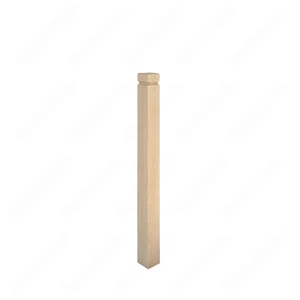 Image 2 of PM101 1260 Unfinished Red Oak Stair Post (Available in Metal Frame) sold at Floors & Baths Pro's