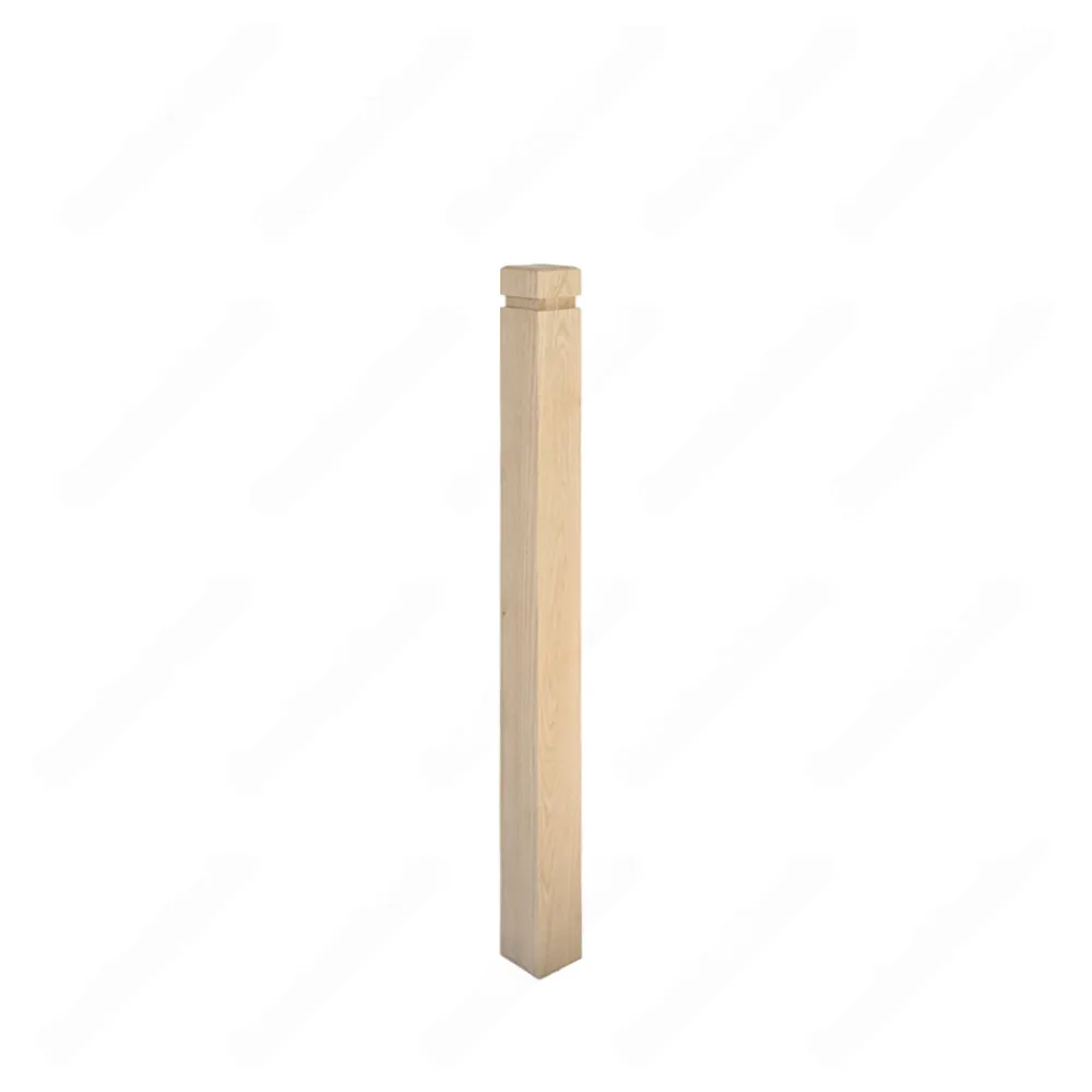 PM101 1260 Unfinished Red Oak Stair Post (Available in Metal Frame)