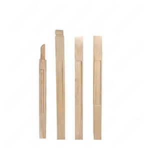 Image 2 of PM101 1261 Unfinished Red Oak Stair Post (Available in Metal Frame) sold at Floors & Baths Pro's
