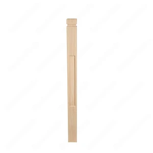 Image 3 of PM101 1261 Unfinished Red Oak Stair Post (Available in Metal Frame) sold at Floors & Baths Pro's