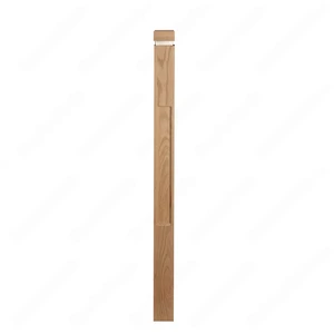 Image 6 of PM101 1261 Unfinished Red Oak Stair Post (Available in Metal Frame) sold at Floors & Baths Pro's