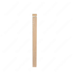 Image 4 of PM101 1263 Unfinished Red Oak Stair Post (Available in Metal Frame) sold at Floors & Baths Pro's