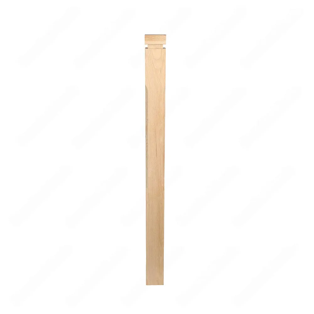 PM101 1264 Unfinished Red Oak Stair Post (Available in Metal Frame)