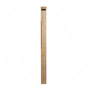 Image 6 of PM101 1264 Unfinished Red Oak Stair Post (Available in Metal Frame) sold at Floors & Baths Pro's