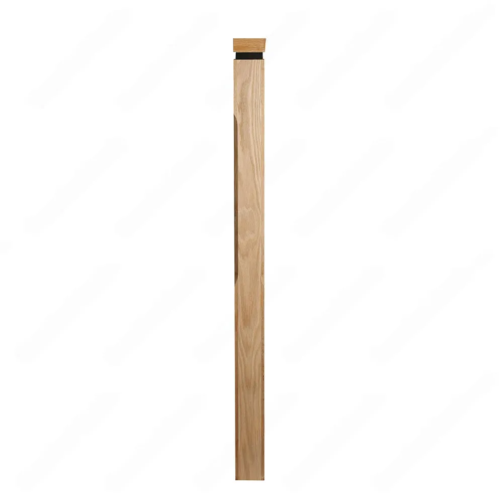PM101 1264 Unfinished Red Oak Stair Post (Available in Metal Frame)