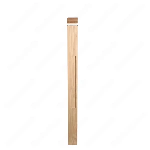 Image 8 of PM101 1265 Unfinished Red Oak Stair Post (Available in Metal Frame) sold at Floors & Baths Pro's