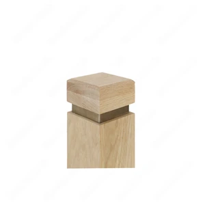  PM101 1267 Unfinished Red Oak Stair Post (Available in Metal Frame) 