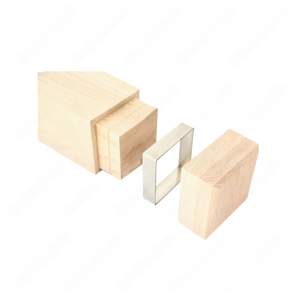 PM101 1267 Unfinished Red Oak Stair Post (Available in Metal Frame)