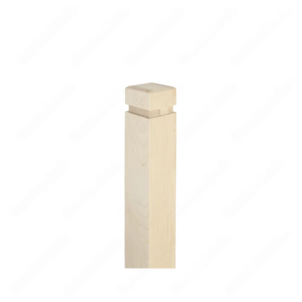 PM201 1260 Unfinished Maple Stair Post (Available in Metal Frame)
