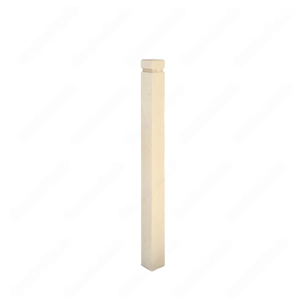 PM201 1260 Unfinished Maple Stair Post (Available in Metal Frame)