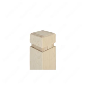 Image 3 of PM201 1260 Unfinished Maple Stair Post (Available in Metal Frame) sold at Floors & Baths Pro's