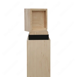 Image 7 of PM201 1260 Unfinished Maple Stair Post (Available in Metal Frame) sold at Floors & Baths Pro's