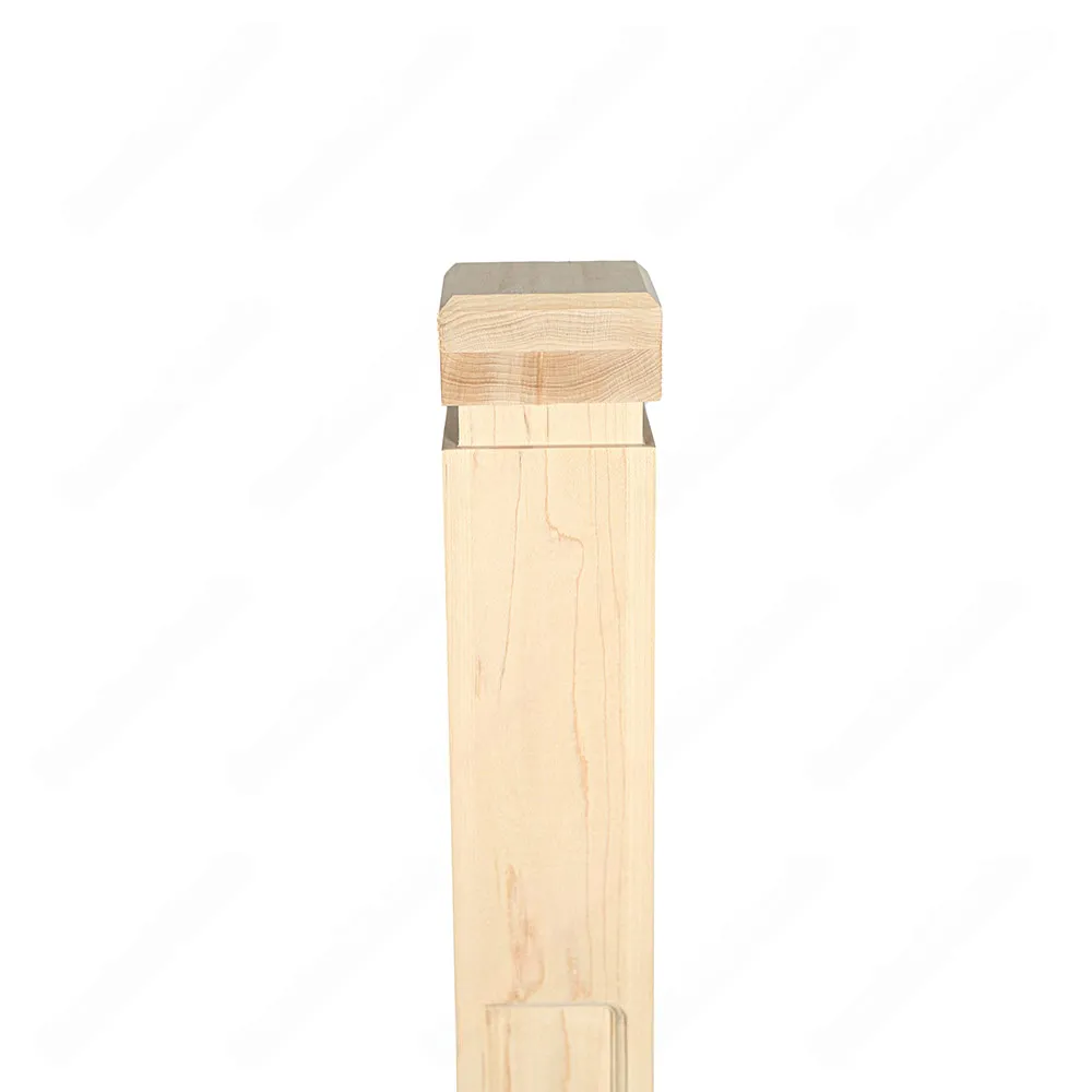PM201 1261 Unfinished Maple Stair Post (Available in Metal Frame)