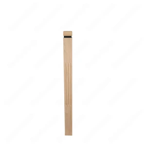 Image 4 of PM201 1263 Unfinished Maple Stair Post (Available in Metal Frame) sold at Floors & Baths Pro's
