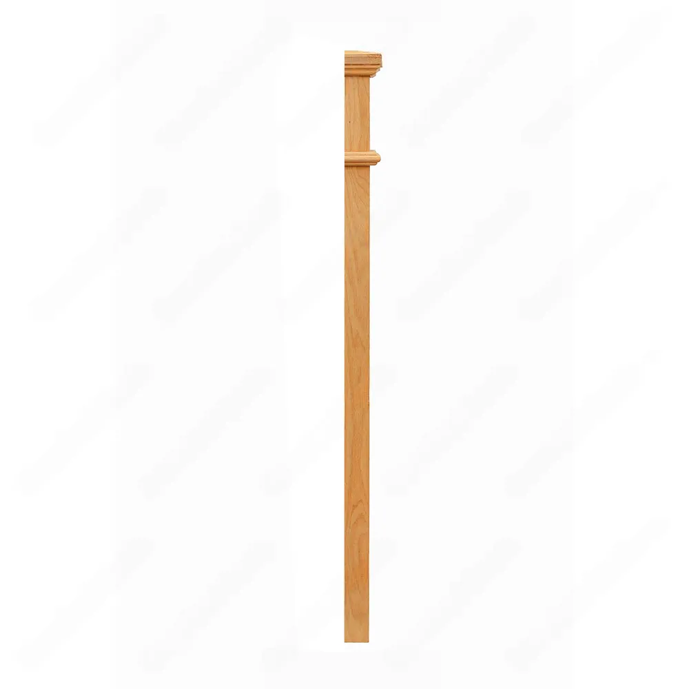 HPM103 F1260 Plain 3 1/2*48 Half Post Unfinished Red Oak Half stair Post
