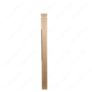 Image 2 of PM201 1264 Unfinished Maple Stair Post (Available in Metal Frame) sold at Floors & Baths Pro's