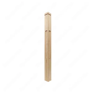  PM201 1265 Unfinished Maple Stair Post (Available in Metal Frame) 