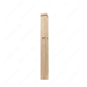 Image 3 of PM201 1265 Unfinished Maple Stair Post (Available in Metal Frame) sold at Floors & Baths Pro's